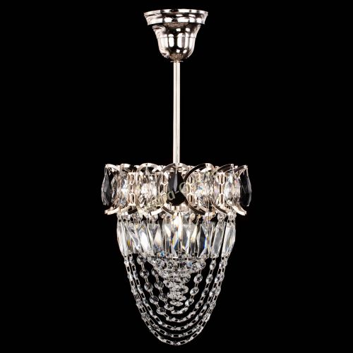 Люстра Водоворот №1 мини с подвесом черная в Самаре Гусь Хрустальный