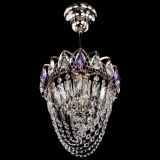 Люстра Водоворот №1 мини с подвесом фиолетовая в Самаре