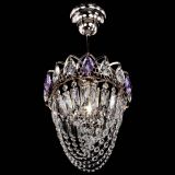 Люстра Водоворот №1 мини с подвесом фиолетовая в Самаре