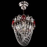 Люстра Водоворот №1 мини с подвесом красная в Самаре