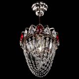 Люстра Водоворот №1 мини с подвесом красная в Самаре