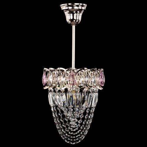 Люстра Водоворот №1 мини с подвесом розовая в Самаре Люстра Водоворот №1 мини с подвесом розовая в Самаре