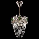 Люстра Водоворот №1 мини с подвесом зеленая в Самаре