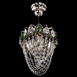 Люстра Водоворот №1 мини с подвесом зеленая в Самаре