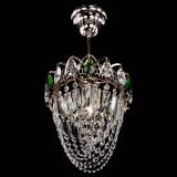 Люстра Водоворот №1 мини с подвесом зеленая в Самаре