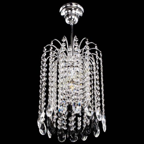 Люстра Зима капель журавлик черная в Самаре Гусь Хрустальный