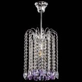 Люстра Зима капель журавлик фиолетовая в Самаре