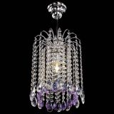 Люстра Зима капель журавлик фиолетовая в Самаре