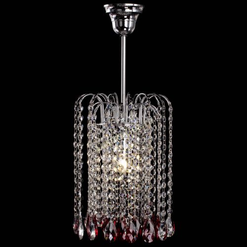 Люстра Зима капель журавлик красная в Самаре Гусь Хрустальный