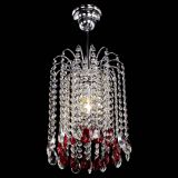 Люстра Зима капель журавлик красная в Самаре