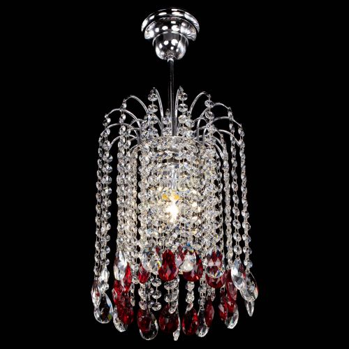Люстра Зима капель журавлик красная в Самаре Гусь Хрустальный