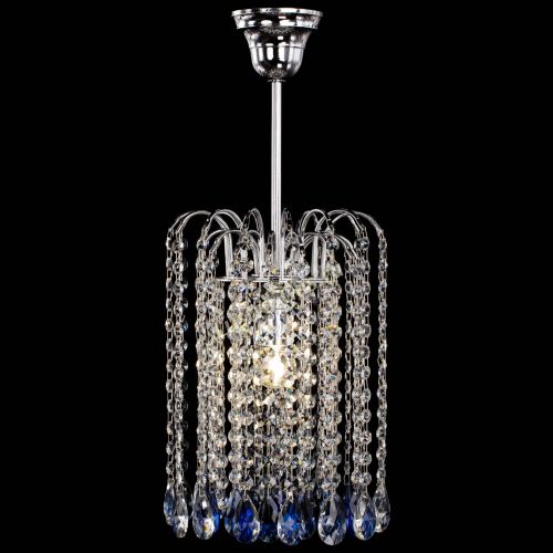 Люстра Зима капель журавлик синяя в Самаре Гусь Хрустальный