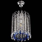 Люстра Зима капель журавлик синяя в Самаре