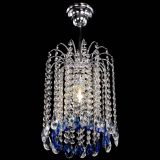 Люстра Зима капель журавлик синяя в Самаре