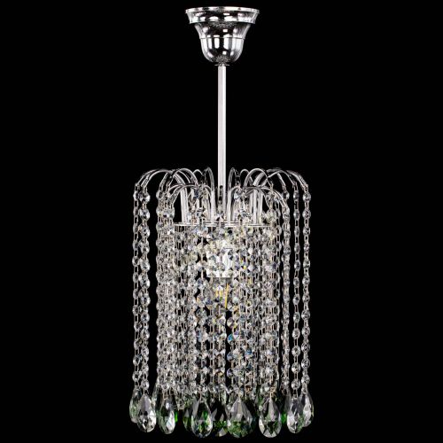 Люстра Зима капель журавлик зеленая в Самаре Гусь Хрустальный