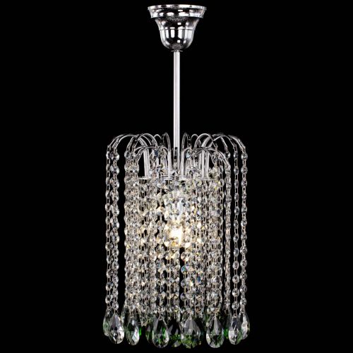 Люстра Зима капель журавлик зеленая в Самаре Гусь Хрустальный