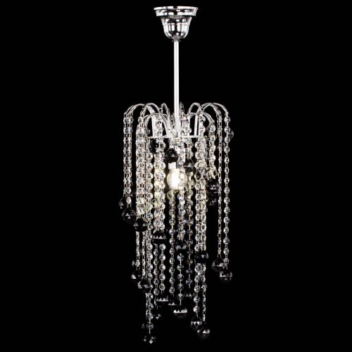 Люстра Зима каскад шар 30 черная в Самаре Гусь Хрустальный