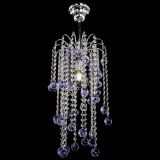 Люстра Зима каскад шар 30 фиолетовая в Самаре