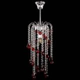 Люстра Зима каскад шар 30 красная в Самаре Люстра Зима каскад шар 30 красная в Самаре