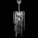 Люстра Зима каскад шар 30 синяя в Самаре