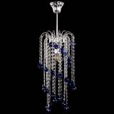 Люстра Зима каскад шар 30 синяя в Самаре