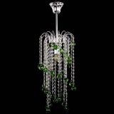 Люстра Зима каскад шар 30 зеленая в Самаре Люстра Зима каскад шар 30 зеленая в Самаре