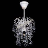 Люстра Зима шар черная (белая патина)  в Самаре