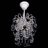 Люстра Зима шар черная (белая патина)  в Самаре