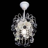 Люстра Зима шар черная (белая патина)  в Самаре