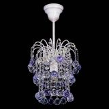 Люстра Зима шар фиолетовая (белая патина)  в Самаре