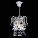 Люстра Зима шар синяя (белая патина)  в Самаре