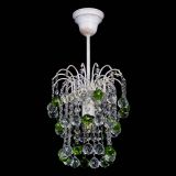 Люстра Зима шар зеленая (белая патина)  в Самаре