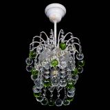 Люстра Зима шар зеленая (белая патина)  в Самаре