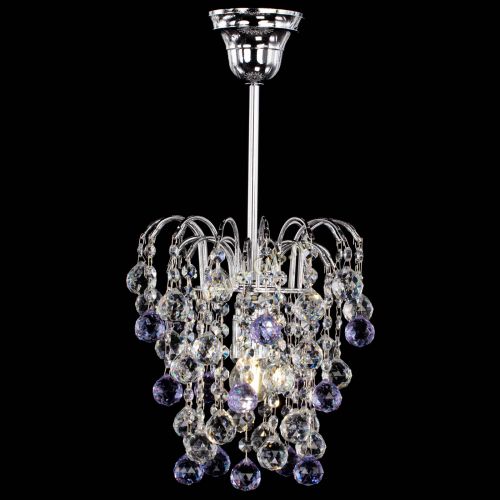 Люстра Зима шар фиолетовая в Самаре Гусь Хрустальный