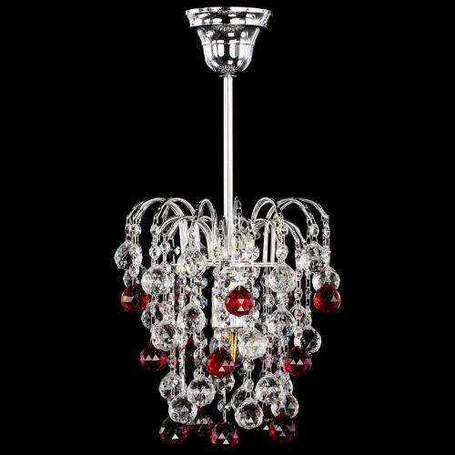 Люстра Зима шар красная в Самаре Гусь Хрустальный