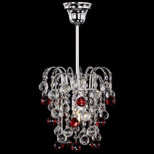 Люстра Зима шар красная в Самаре Гусь Хрустальный