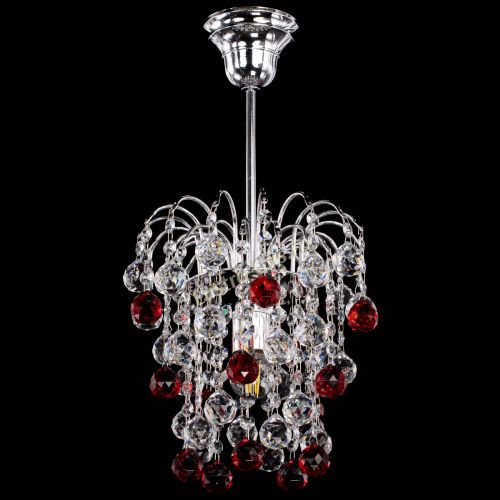 Люстра Зима шар красная в Самаре Гусь Хрустальный
