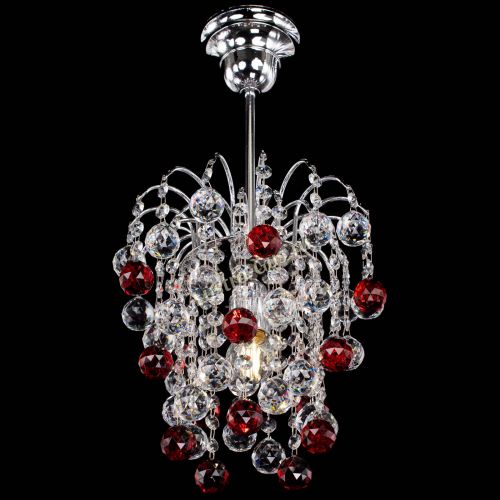 Люстра Зима шар красная в Самаре Гусь Хрустальный