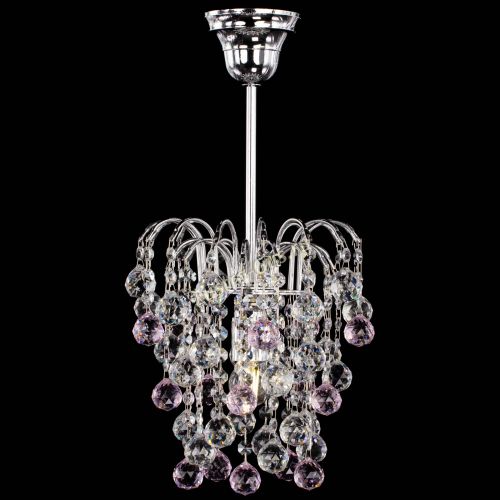 Люстра Зима шар розовая в Самаре Гусь Хрустальный