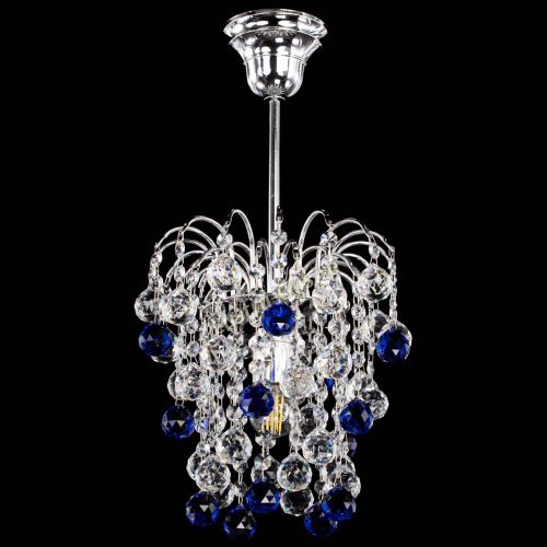 Люстра Зима шар синяя в Самаре Гусь Хрустальный