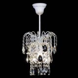 Люстра Зима журавлик черная (белая патина) в Самаре