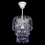 Люстра Зима журавлик фиолетовая (белая патина) в Самаре