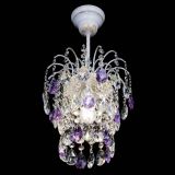 Люстра Зима журавлик фиолетовая (белая патина) в Самаре