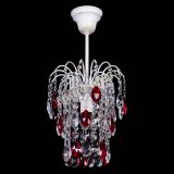 Люстра Зима журавлик красная (белая патина) в Самаре