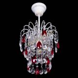 Люстра Зима журавлик красная (белая патина) в Самаре