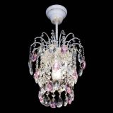 Люстра Зима журавлик розовая (белая патина) в Самаре