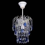 Люстра Зима журавлик синяя (белая патина) в Самаре