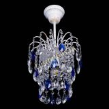 Люстра Зима журавлик синяя (белая патина) в Самаре