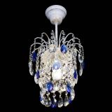 Люстра Зима журавлик синяя (белая патина) в Самаре