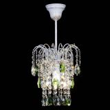 Люстра Зима журавлик зеленая (белая патина) в Самаре